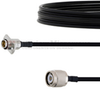 Slide-On BMA Jack 2 Hole Flange to TNC Male Cable FM-SR141TBJ Coax in 12 Inch - FMCA1629-12 - Fairview Microwave Inc.