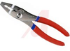 6 3/4 IN. THIN STRAIGHT NOSE COMBO SLIPJOINT PLIERS, CUSHION GRIP, CARDED - 70222532 - Allied Electronics, Inc.