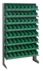 Bins & Systems - 4'' Shelf Bins (QSB Series) - Sloped Shelving Units - Single Sided Pick Racks - QPRS-101 - Image