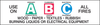 Brady B-946 Blue / Green / Red on White Vinyl Fire Extinguisher Label - 6 in Width - 1 1/2 in Height - Printed Text = USE ON A, B, C ALL FIRES - 95228 - 754476-95228 - R. S. Hughes Company, Inc.