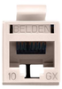 Rj45 Connector, Jack, 8P8C, 1Port, Cat6A; Modular Connector Type Belden - 03AC7406 - Newark, An Avnet Company