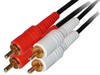 3' Premium 2-RCA Plugs to 2-RCA Plugs Patch Cable - 88-220 - Computer Network Accessories, Inc.