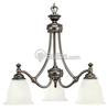 Three-Light Chandelier Fixture - P4114-77 - bulbs.com