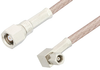 SMC Plug to SMC Plug Right Angle Cable 24 Inch Length Using RG316 Coax, RoHS - PE33363LF-24 - Pasternack