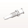 Panel Mount, Female Luer Lock, Barbed, White - PMLF4130 - Qosina Corp.