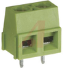 TERMINAL BLOCK;PCB;FRNT WIR;10A/300V;26-14AWG;2 POLES - 70077498 - Allied Electronics, Inc.