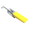Over-center Draw Latch, Heavy-Duty Size, Without Keeper, Steel, Zinc Plate, Bright chromate, With yellow vinyl grip - A1-11-902-20 - Southco