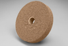3M Scotch-Brite WW-WL Convolute Garnet Medium Deburring Wheel - Medium Grade - Arbor Attachment - 8 in Diameter - 1 1/4 in Center Hole - Thickness 3 in - 13491 - 048011-13491 - R. S. Hughes Company, Inc.