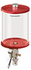 Red Color Key, Clear View Single Feed Electro Lubricator, 1/2 gal Acrylic Reservoir, 1/8” Female NPT Outlet, 5/8”-18 Thread for Remote Mounting, 24VDC - B5160-064AB024DRRW - Oil-Rite Corp.