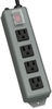 Waber-by-Tripp Lite 4-Outlet Industrial Power Strip, 6-ft. Cord, Locking Switch Cover -- UL603CB-6