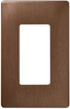 Decorative Finish Screwless Wall Plates with Decorator Openings -- SWP26BC - Image