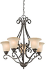 43224OZ Mid. Chandeliers-Glass Up - 365417 - Capital Lighting, Inc.