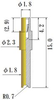 Small Size Socket Pin - JHT150-CBL-GG - JC Cherry, Inc.