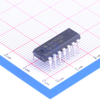 Logic ICs >> Flip Flops -- SN74HC74N - Image