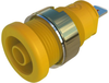 Connector, 4Mm Socket, Yellow, 25A, Qc Rohs Compliant Hirschmann Test And Measurement - 57AK6996 - Newark, An Avnet Company