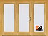 Frenchwood&reg; 3-Panel Hinged Patio -  - Andersen Corporation