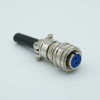 MS Series Air-Side Connector, 2 Pins, 700 Volts, 28 Amps Per Pin, Accepts 0.092″ or 0.094″ Dia. Pins - A0129-1-CN - MPF Products, INC.