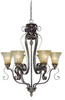 26526-CB Mid. Chandeliers-Glass Up - 692153 - Capital Lighting, Inc.
