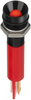 Led Panel Mount Indicator, Red, 8 Mm, 12 Vdc, 20 Ma, 100 Mcd, Ip67 Rohs Compliant Apem - 58Y5162 - Newark, An Avnet Company