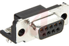 CONNECTOR, RECEPTACLE, BOARD MOUNT, HD-20, 9 POS, RIGHT ANGLE, 318 (FM,BL) - 70085502 - Allied Electronics, Inc.