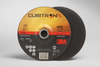 3M Cubitron II COW Ceramic Aluminum Oxide Cutoff Wheel - Type 27 (Depressed Center) - 60 Grit Medium Grade - 7 in Diameter - 7/8 in Center Hole - Thickness 0.09 in - 66543 - 051115-66543 - R. S. Hughes Company, Inc.