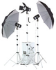 FL130K KIT: 3-LIGHT 330 WATT-SECOND BASIC STUDIO KIT - 401515 - Smith-Victor Corporation