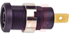 PANEL MT IEC1010 4MM(0.16IN) JACK FOR SHEATHED PLUGS,TAB, 10/PKG (BLACK) - 70197276 - Allied Electronics, Inc.