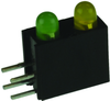 Indicator, Led Pcb, 2-Led, Yellow/green; Led Color Lumex -- 09J9209
