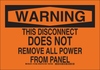 Brady B-302 Polyester Rectangle Orange Electrical Safety Sign - 10 in Width x 7 in Height - Laminated - 127586 - 754473-75939 - R. S. Hughes Company, Inc.
