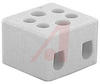Terminal Block, Ceramic; 2; 30 A; 300 V; 20 to 10 AWG; Ceramic; Tubular Screw - 70077102 - Allied Electronics, Inc.