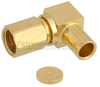 Right Angle SSMC Plug (Male) Connector For RG405, RG405 Tinned, .086 SR Cable, Solder - FMCN1269 - Fairview Microwave Inc.