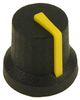 Soft Touch Knob, Rubber, Blk/yel, 16.2Mm; Shaft Type Multicomp Pro - 02AH4550 - Newark, An Avnet Company