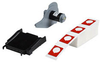 Brady B-593 Red Polyester Thermal Transfer Die-Cut Thermal Transfer Printer Label Roll - 1.2 in Width - 1 1/2 in Height - M71EP-167-593-RD - 662820-92795 - R. S. Hughes Company, Inc.