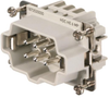 Heavy Duty Insert, Plug, 6 Pos; Product Range Weidmuller - 21M1722 - Newark, An Avnet Company