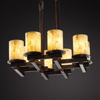 ALR-8770-10-DBRZ Mid. Chandeliers-Glass Up - 671141 - Capital Lighting, Inc.