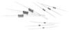 Biased Humidity Leaded Resistors -- CFN-25JT-52-100R - Image