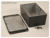 Small Enclosures - Diecast Enclosures - 1590WEFLBK - Hammond Manufacturing Company Inc.