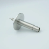 SHV-20 Coaxial Feedthrough, 1 Pin, Grounded Shield, Exposed Insulator, 2.16″ QuickFlange - A2094-2-QF - MPF Products, INC.