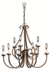 Mid. Chandeliers-Candle - 236146 - Light Center (The)