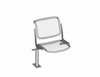 Add-on Unit, Single Seat, Straight, Fixed With Base Plate - 52869_00101 - Erlau