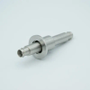 BNC Coaxial Feedthrough, 1 Pin, Grounded Shield, Double-Ended, 1.18″ QF / KF Flange -- A0479-1-QF - Image