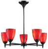 10155/5DR-FR Mid. Chandeliers-Glass Up - 691113 - Capital Lighting, Inc.