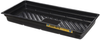 Justrite Black High Density Polyethylene 20 gal Tray - 26 in Width - 5 1/2 in Height - 38 in Overall Diameter - 28716 -- 28716 - Image