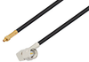 MMCX Plug to SMA Male Right Angle Cable 12 Inch Length Using LMR-100 Coax , LF Solder - PE3C1997LF-12 - Pasternack