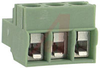 Terminal Block, Printed Circuit; 10 A; 250 V; 5 mm; 3; 5 mm; Soldering Mount - 70054928 - Allied Electronics, Inc.