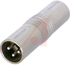 Adapter - 3 pin male XLR to 3 pin male XLR - pre-wired - 70088408 - Allied Electronics, Inc.