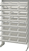 Storage Shelving with Bins - QPRS-109CL - Simplastics