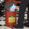 Justrite Soundgard Red Steel 6 gal Safety Can - 15 7/8 in Height - 11 7/8 in Overall Diameter - 697841-12715 - 697841-12715 - R. S. Hughes Company, Inc.