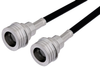 QN Male to QN Male Cable 24 Inch Length Using RG58 Coax - PE38448-24 - Pasternack