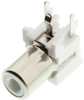 Connector, 1 Pos Ra Ph Jk White Rohs Compliant Switchcraft/conxall - 09N0906 - Newark, An Avnet Company